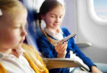 Kids Entertained On Long-Haul Flights